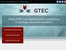 Tablet Screenshot of gtec.ca